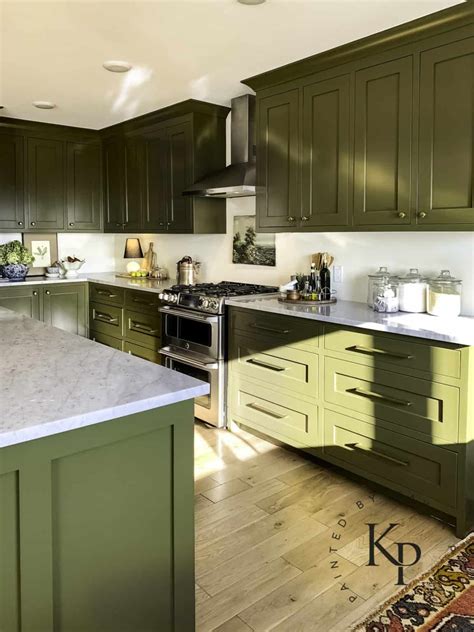 Olive Green Kitchen Cabinets Green Kitchen Cabinets Olive Green