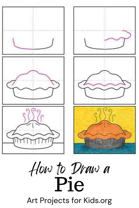 Learn How To Draw A Pie With An Easy Step By Step Pdf Tutorial