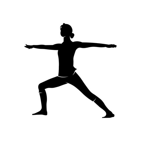 Silhouette Yoga Pose A Movement To Relax 11561989 Vector Art At Vecteezy
