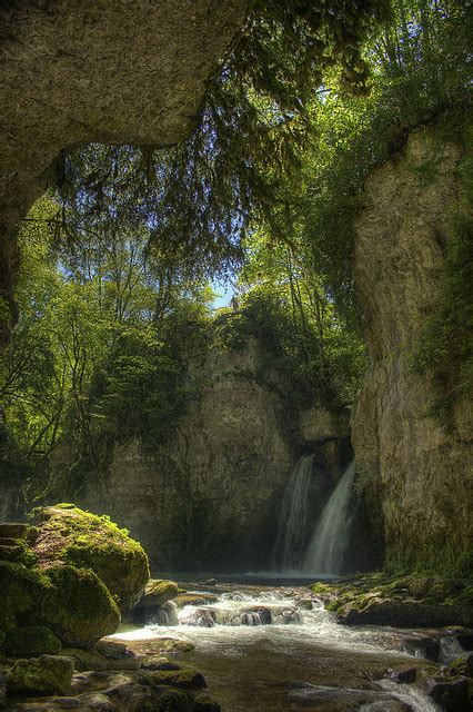Tine De Conflens Waterfall In Canton Du Vaud Switzerland Evan Hester