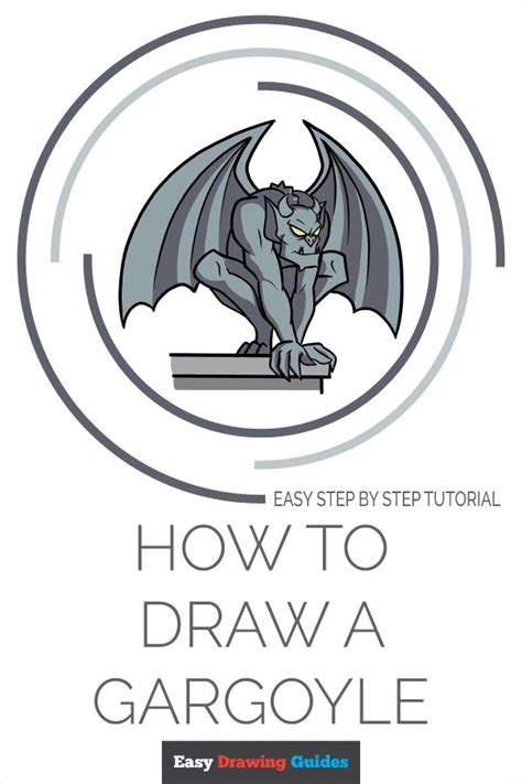 How To Draw A Gargoyle With Easy Step By Step Instructions For