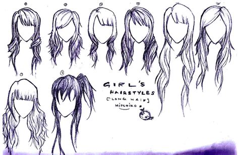 Long Hair Styles For Girls Ii By Puccalabsgaru On Deviantart