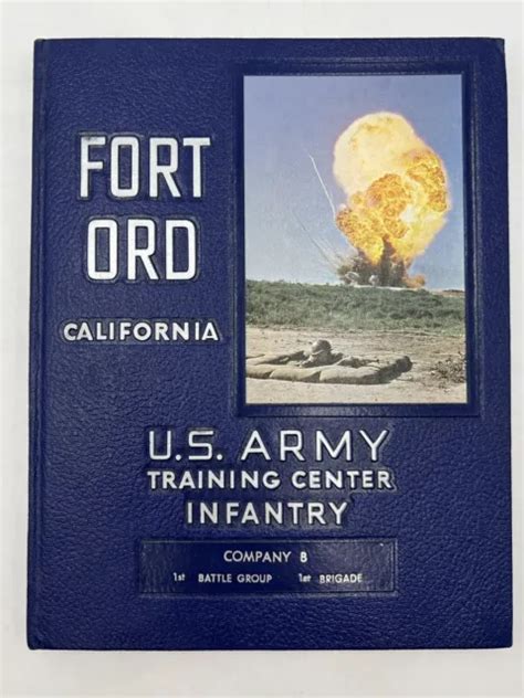 Fort Ord California Us Army Basic Training Center Infantry Yearbook