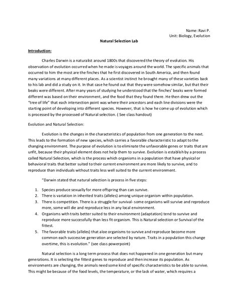Biology Lab Report Template 5 Templates Example Templates Example