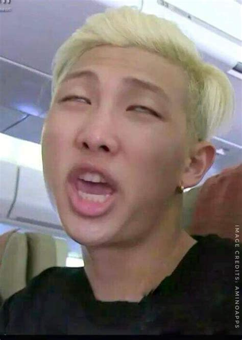 Bts Meme Rm Funny Face Meme Mania