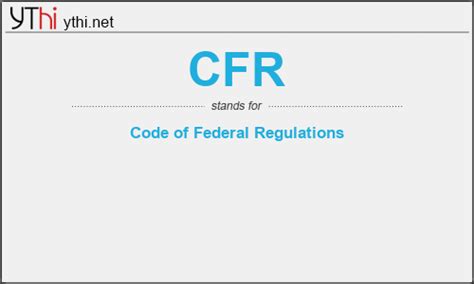 What Does Cfr Mean What Is The Full Form Of Cfr English