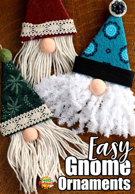 Easy Gnome Christmas Tree Ornaments Happy Hooligans