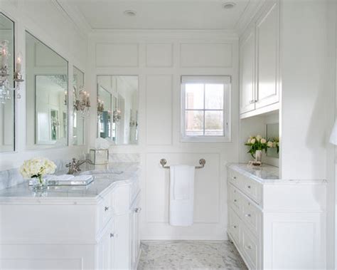 When buying or selling a home or looking to renovate your own, one of the first rooms we look to improve would have to be the master bathroom. White Master Bathroom | Houzz
