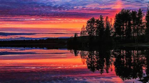 24 Hr Sunlight Nightless Nights Begins In Lapland