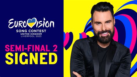 Bbc One Eurovision Song Contest 2023 Signed Semi Final 2