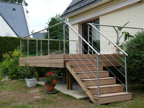 Garde Corps De Terrasse En Lame De Terrasse Tid Inox