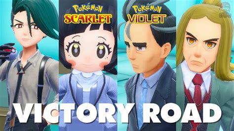 Pokemon Scarlet And Violet The Elite Four Victory Road Ending Youtube