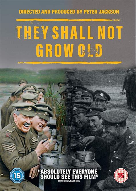 They Shall Not Grow Old Dvd 2018 Uk Peter Jackson