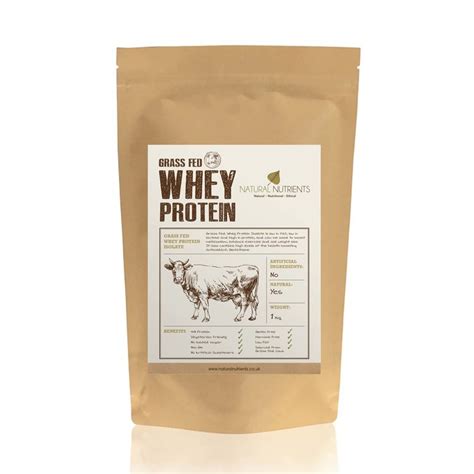 Unflavoured Whey Protein Isolate By Natural Nutrients 1kg