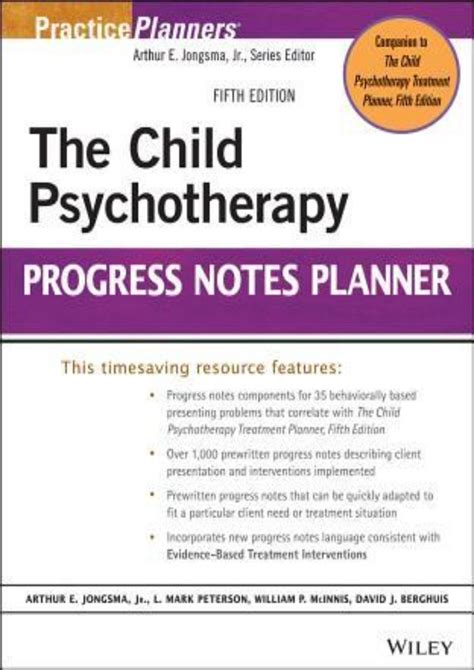 Free~downloadthe Child Psychotherapy Progress Notes Plannerbyarthur E
