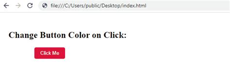 How To Change Button Color On Click In Css Programmers Portal