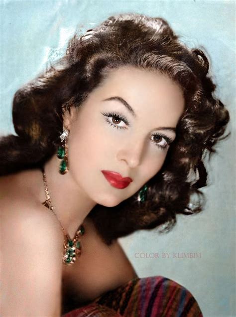 Maria Felix María Félix Color By Klimbim Vintage Hollywood