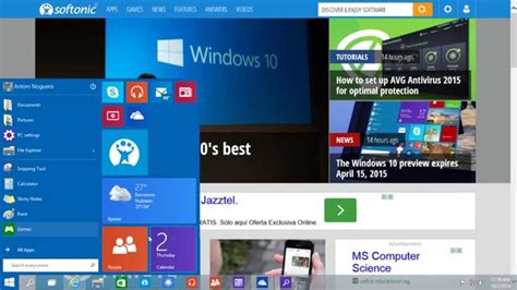¿cómo Es Windows 10 Las Novedades En Vídeo De La Technical Preview De