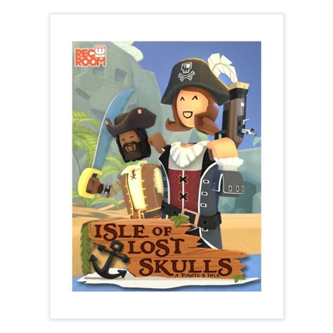 Rec Room Isle Of Lost Skulls Pirate Quest Poster Rec Room Official Gear