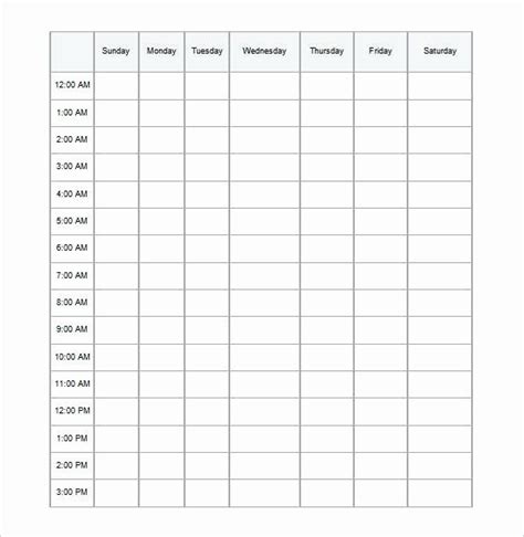 Time Management Chart Template Inspirational Printable Time Management