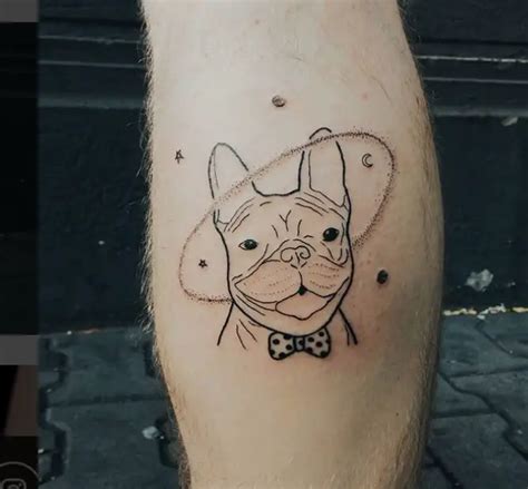 30 Best Dog Outline Tattoo Designs The Paws