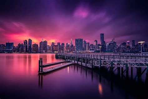 New York Nightscape Wallpaper Hd City 4k Wallpapers Images Photos