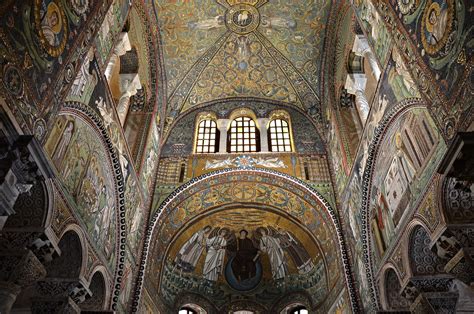 The Presbytery Of Basilica Of San Vitale Ravenna Illustration