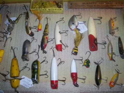 Collection Old Fishing Lures Collectors Weekly