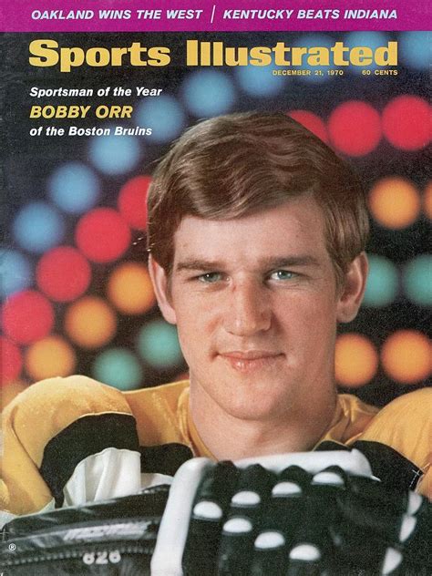 Boston Bruins Bobby Orr 1970 Sportsman Of The Year Sports Illustrated