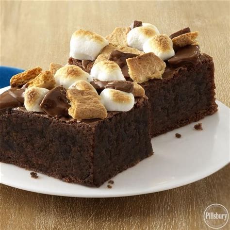 Easy Smores Brownies From Pillsbury™ Baking Easy Smores Brownie