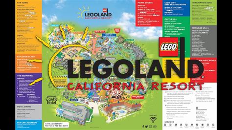 Legoland California Resort Map 2021 All Locations And Free Map