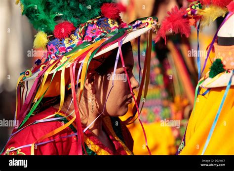 Traditional Bolivian Carnival Group The Tinkus Stock Photo Alamy