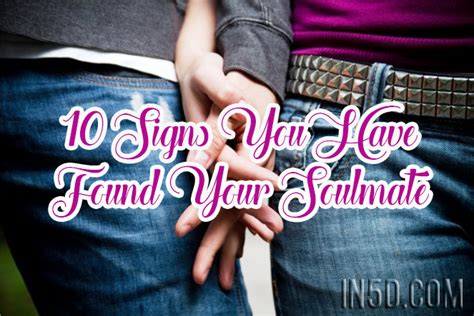 10 Signs You Have Found Your Soulmate In5d In5d