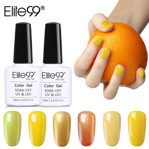 Buy Elite99 10ml Yellow Series Uv Nail Gel Polish Soak