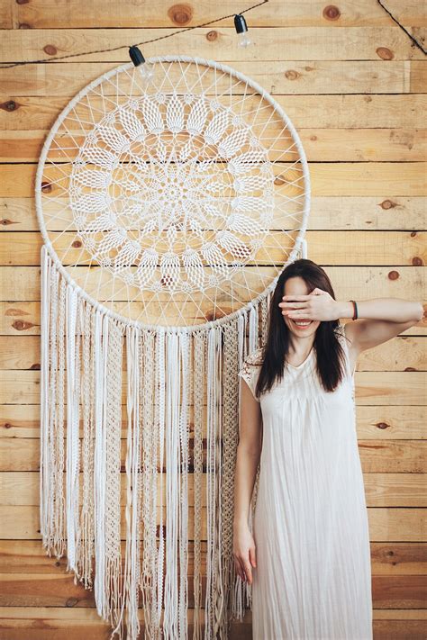 Extra Large Dreamcatcher Boho Dream Catcher Wall Hanging Etsy