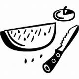 Slice Watermelon Surfnetkids Coloring sketch template