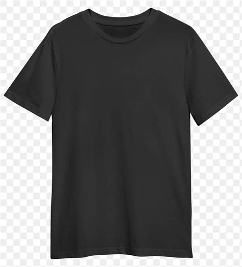 Plain T Shirt Template Black