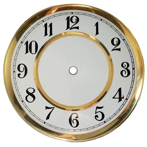 Clock Dials For Replacing Or Building Mechanical Or Quartz Clocks