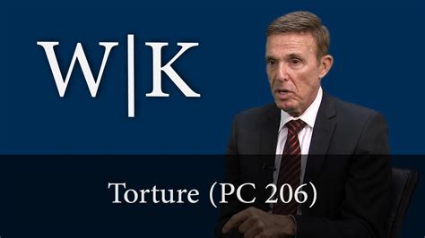 California Torture Laws Pc 206 Youtube