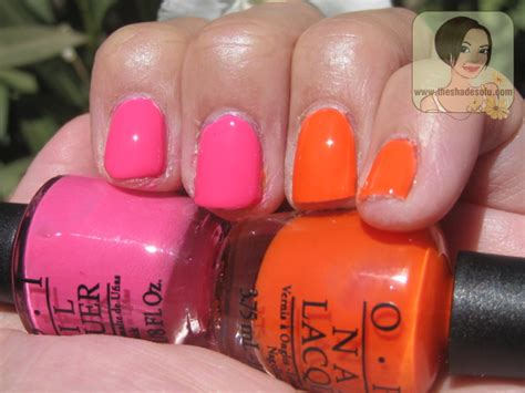 Opi Neon Revolution Mini Nail Lacquer Collection Swatches Review The