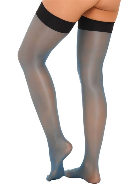 Sexy Womens Glossy Stockings Thigh High Sheer Socks Over Knee Pantyhose Socks Ebay