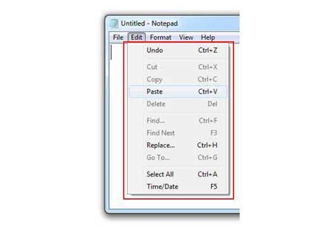 Notepad Menu Edit Format View Menu Learn In Hindi