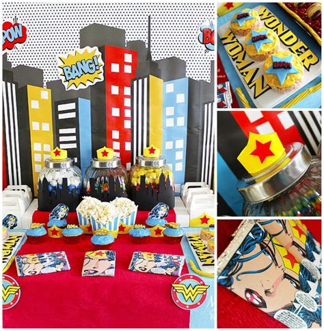 5 out of 5 stars. Kara's Party Ideas » Wonder Woman Party with lots Great Ideas via Kara's Party Ideas ...