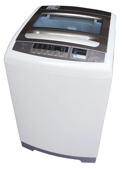 Midea mte100p1101q twin tub semi automatic washing machine has total capacity of 10 kg with 5 star rating it comes in white color with air drying function wash and spin timer water inlet selection cleaning filter and transparent lid. Shopgirl Jen: Midea Lab A Fair with One-Touch washing machine