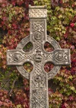 Or, the cross would have resembled a tree. Irish Celtic cross