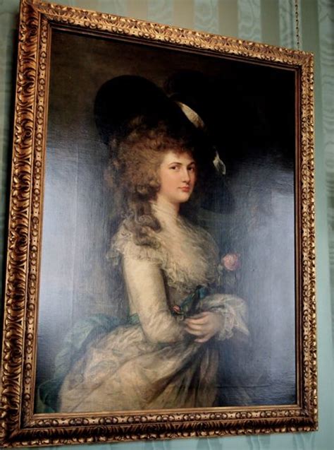 Georgiana Duchess Of Devonshire Portrait At Chatsworth House