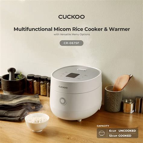 Mua Cuckoo Cr F Cup Uncooked Micom Rice Cooker Menu