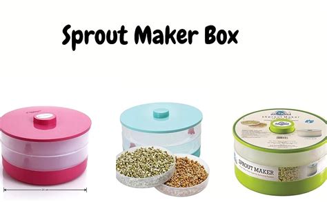 2heet Heet Plastic Sprout Maker Box Hygienic Sprout Maker With 1