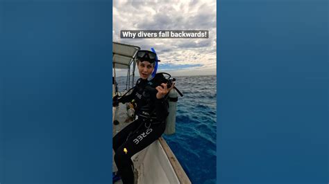 Why Scuba Divers Fall Backwards Youtube