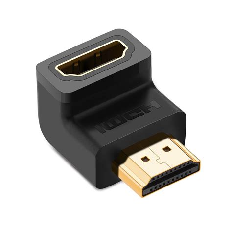 Buy Ugreen 20109 Hdmi Adapter Right Angle 90 Degree Gold Plated Hdmi Male To Female Connector